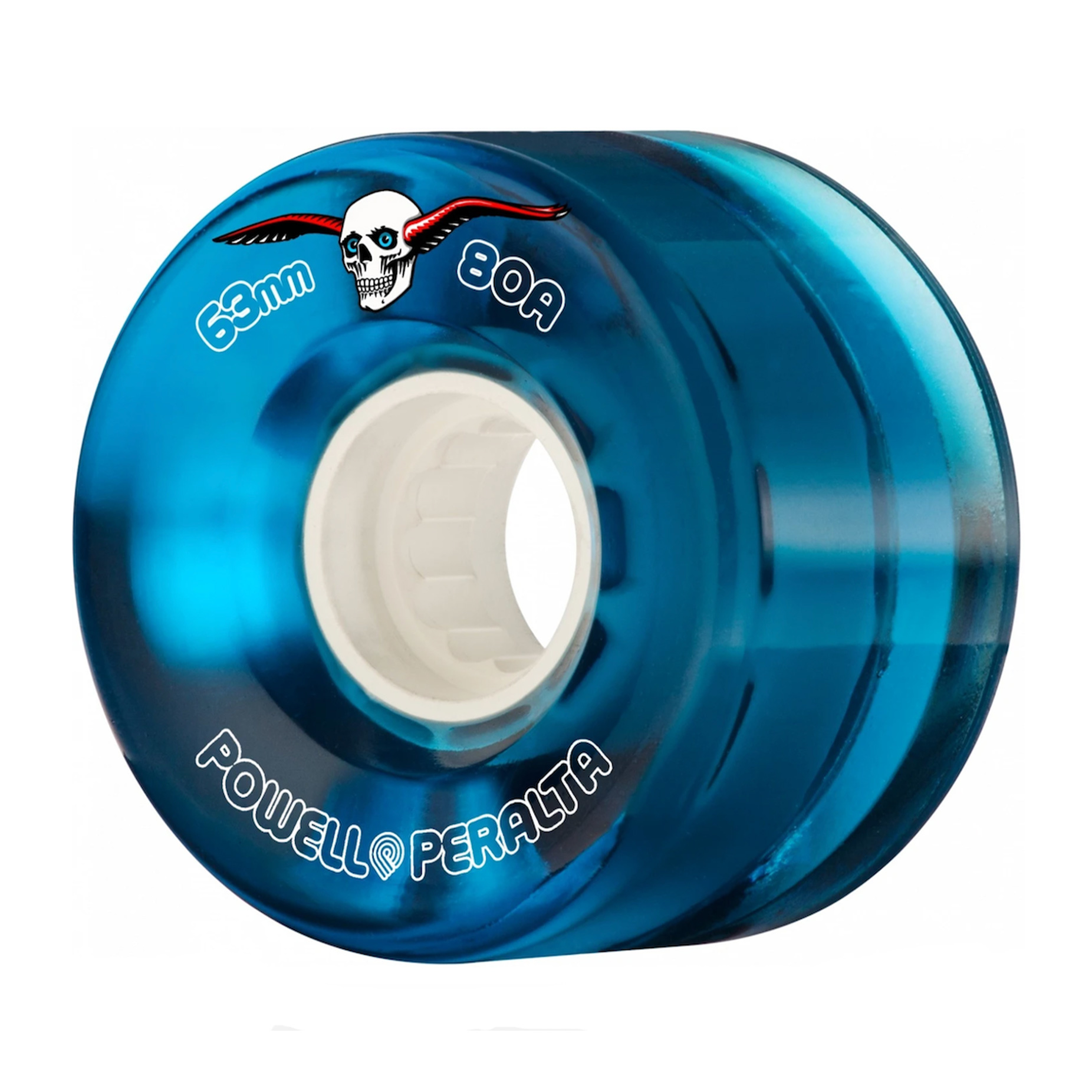 Powell-Peralta Clear Cruiser Skateboard Wheels - Blue | BOARDWORLD