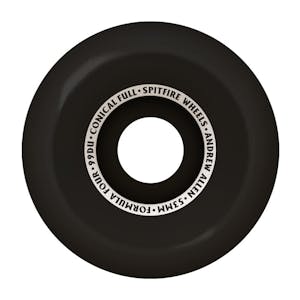 Spitfire Allen Formula Four 99D 53mm Skateboard Wheels - Black