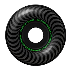 Spitfire Classic Formula Four 99D Skateboard Wheels - Blackout