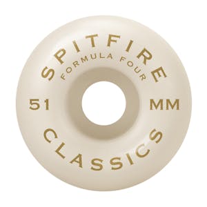 Spitfire Classic Swirl Formula Four 99D 51mm Skateboard Wheels - Red
