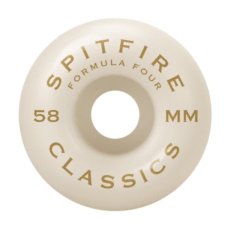 Spitfire Classic Swirl Formula Four 101D 58mm Skateboard Wheels - Purple