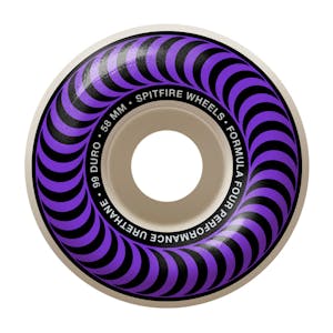 Spitfire Classic Swirl Formula Four 99D 58mm Skateboard Wheels - Purple