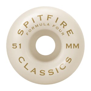 Spitfire Classic Swirl Formula Four 101D 51mm Skateboard Wheels - Red