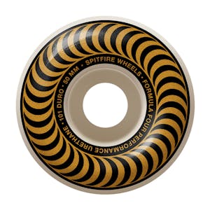 Spitfire Classic Swirl Formula Four 101D 50mm Skateboard Wheels - Bronze