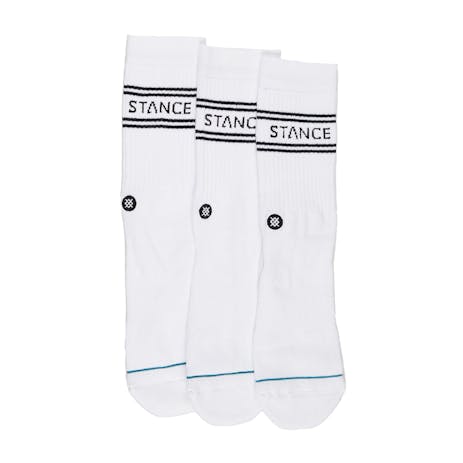 Stance Basic Crew 3-Pack Socks - White