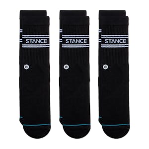 Stance Basic Crew 3-Pack Socks - Black