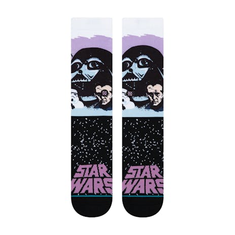 Stance Star Wars Crew Socks - Darth Vader/Purple
