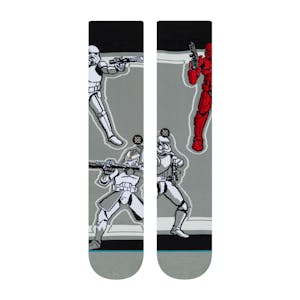 Stance Star Wars Crew Socks - Storm Trooper/Grey