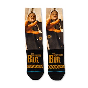 Stance x Notorious B.I.G. The King of NY Crew Sock - Black