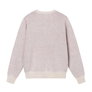 Stussy Dice Knit Crewneck Sweater - Bone