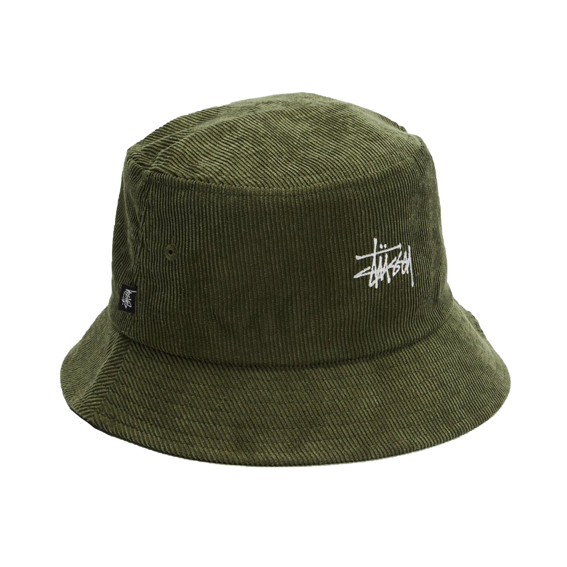 Stussy Graffiti Cord Bucket Hat - Flight Green | BOARDWORLD Store