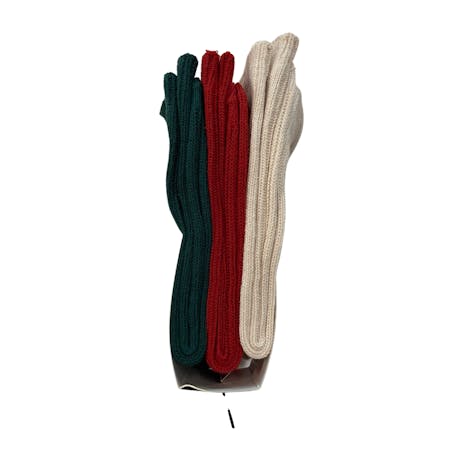 Stussy Rib Graffiti Socks 3-Pack - Green/Red/Cream