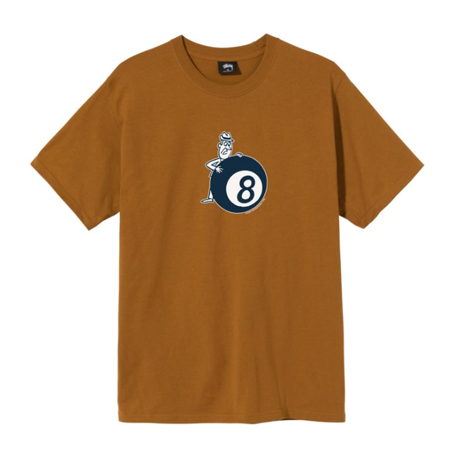 Stussy Behind the 8 Ball T-Shirt - Tobacco | BOARDWORLD Store