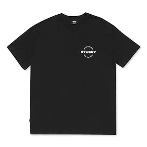 Stussy City Circle T-Shirt - Pigment Black