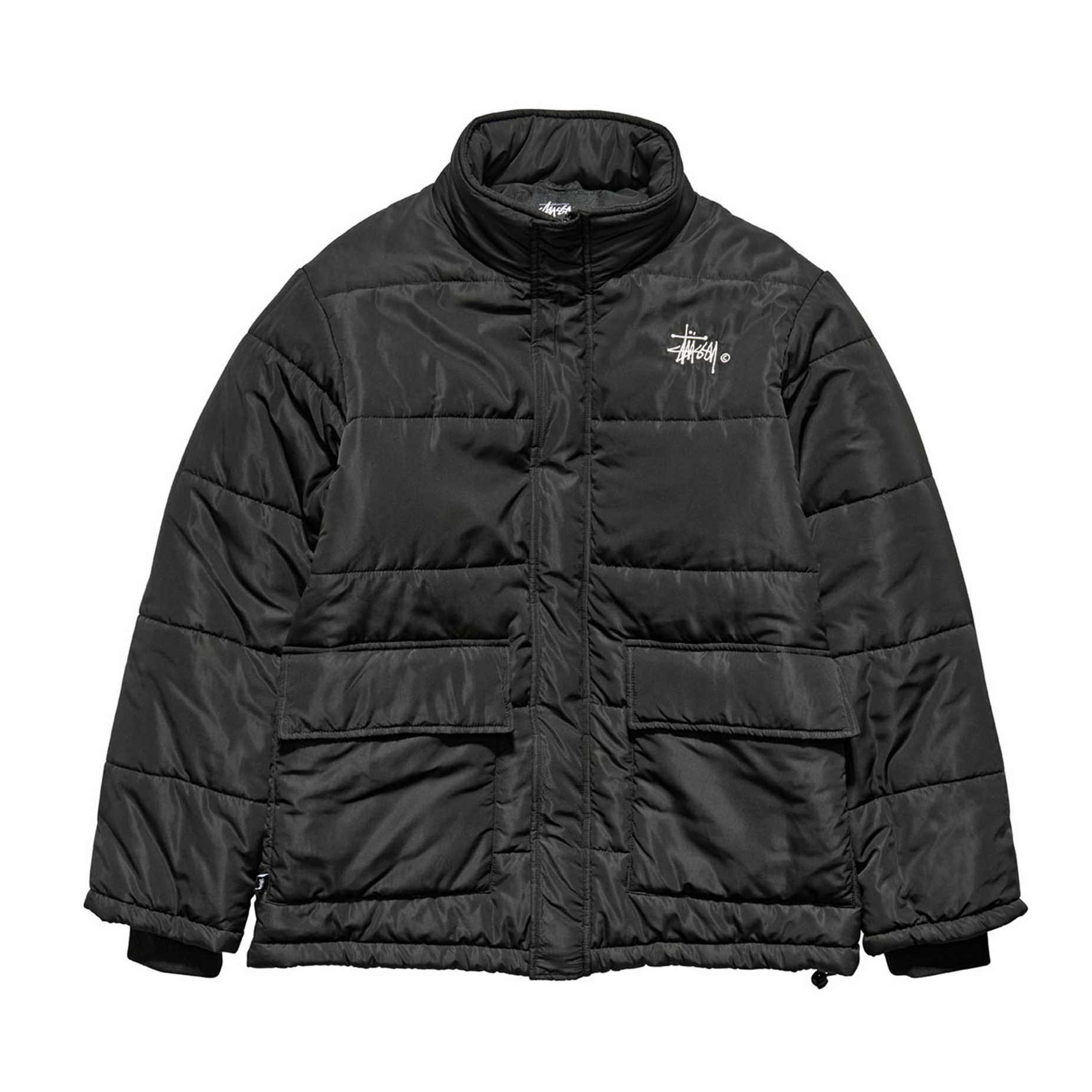 Stussy Falls Puffer Jacket - Black | BOARDWORLD Store