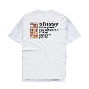 Stussy Italic College T-Shirt - White