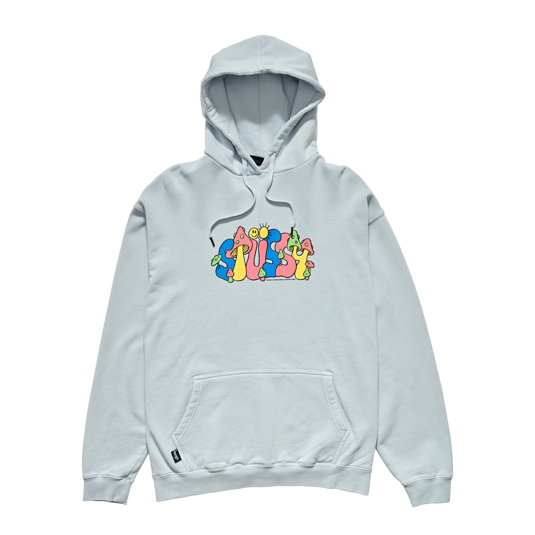 Stussy Mushroom Hoodie - Powder Blue | BOARDWORLD Store