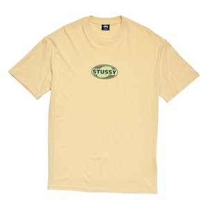 Stussy Oval T-Shirt - Lemon