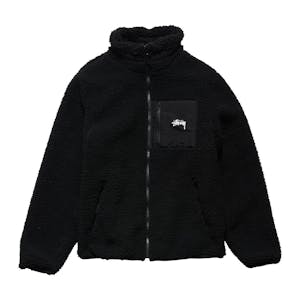 Stussy Stock Sherpa Jacket - Black