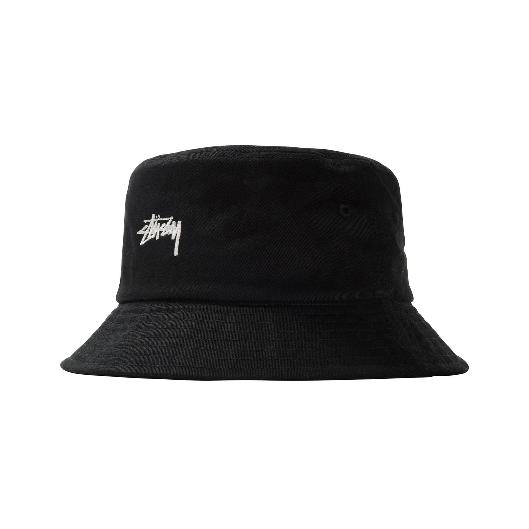 Stussy Stock Bucket Hat - Black | BOARDWORLD Store