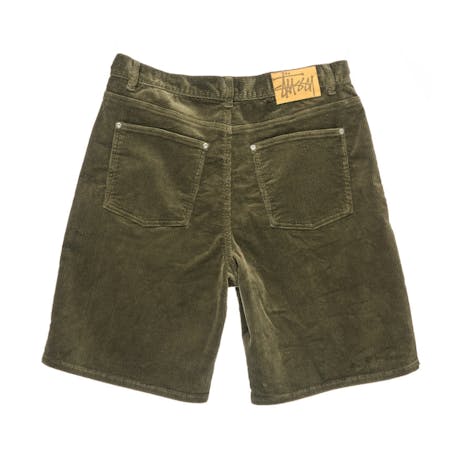 Stussy Cord Big Ol Shorts - Green