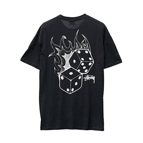 Stussy Fire Dice T-Shirt - Black