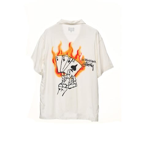 Stussy Flame Shirt - White