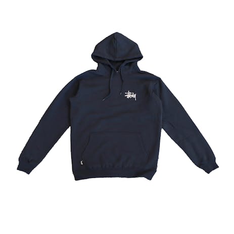 Stussy Graffiti LCB Fleece Hoodie - Navy