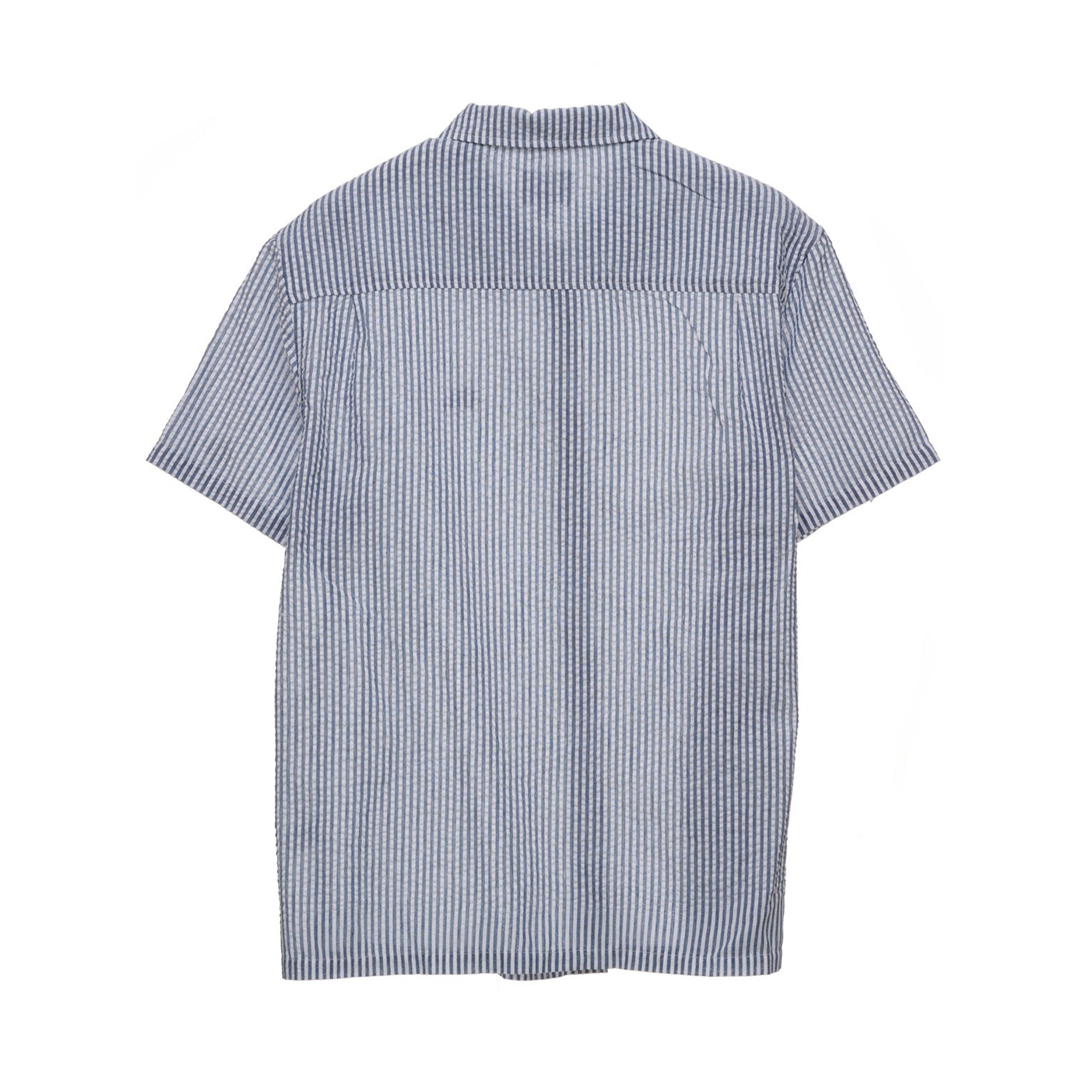 Stussy Graffiti Oxford Shirt - Navy/White Stripe | BOARDWORLD Store