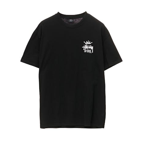 Stussy Old Skool 50-50 T-Shirt - Pigment Black