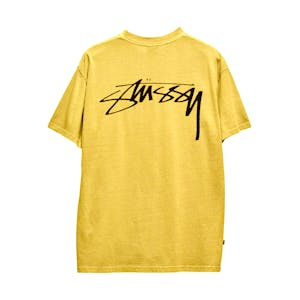 Stussy Pigment Smooth Stock T-Shirt - Yolk Yellow