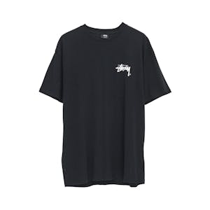 Stussy Solid Shadow Stock T-Shirt - Black | BOARDWORLD Store