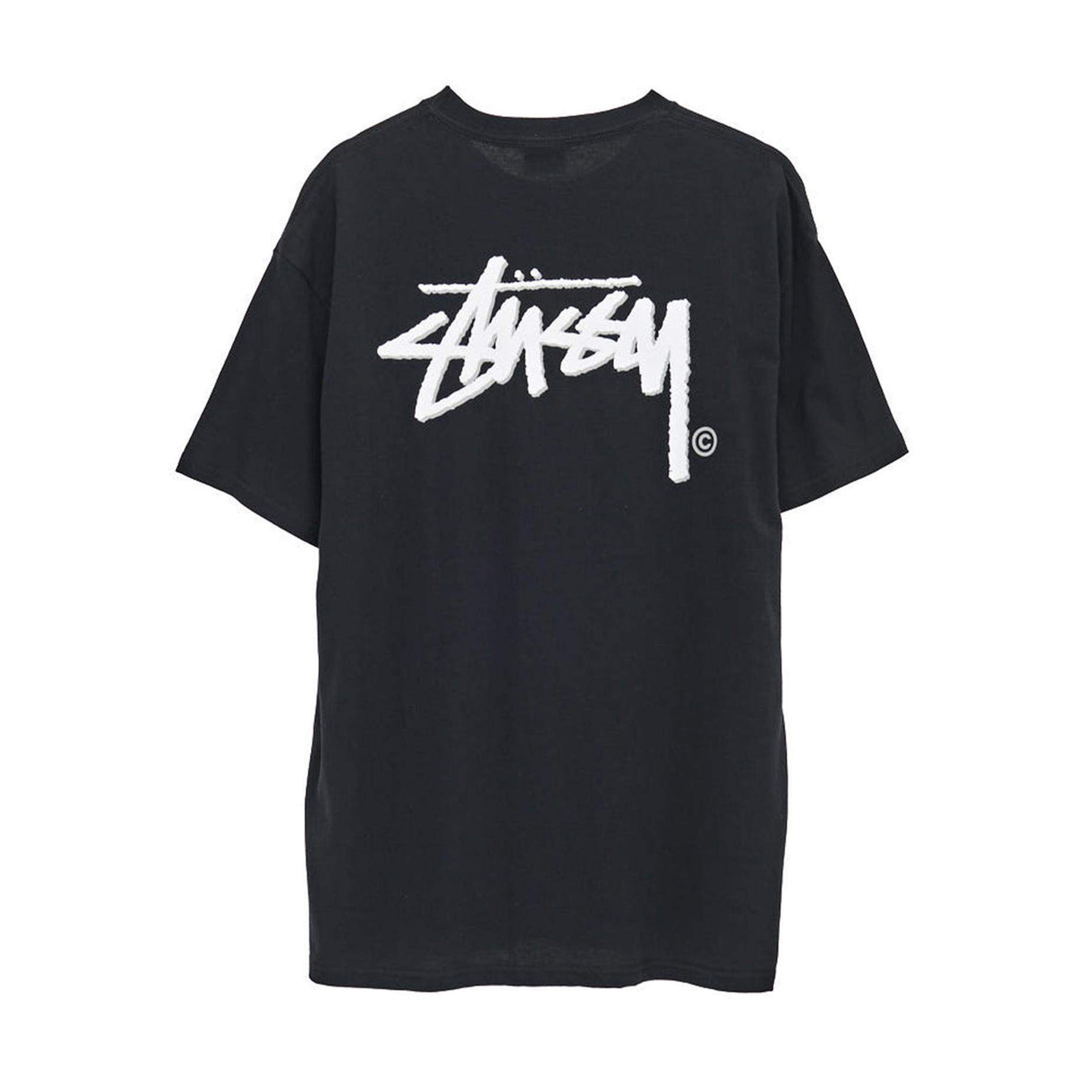 Stussy Solid Shadow Stock T-Shirt - Black | BOARDWORLD Store