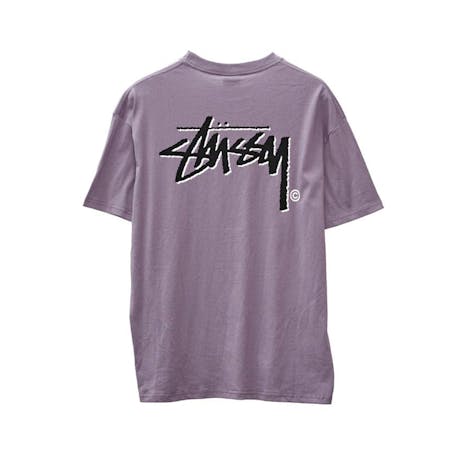 Stussy Solid Shadow Stock T-Shirt - Grape