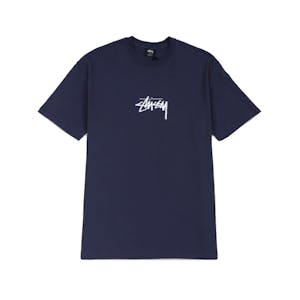 Stussy Stock Chest T-Shirt - Navy