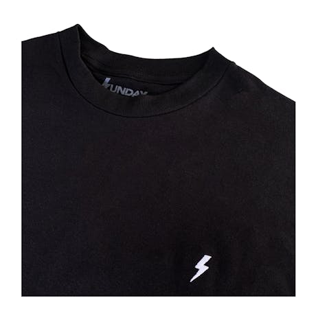 Sunday Embroidered Logo T-Shirt - Black