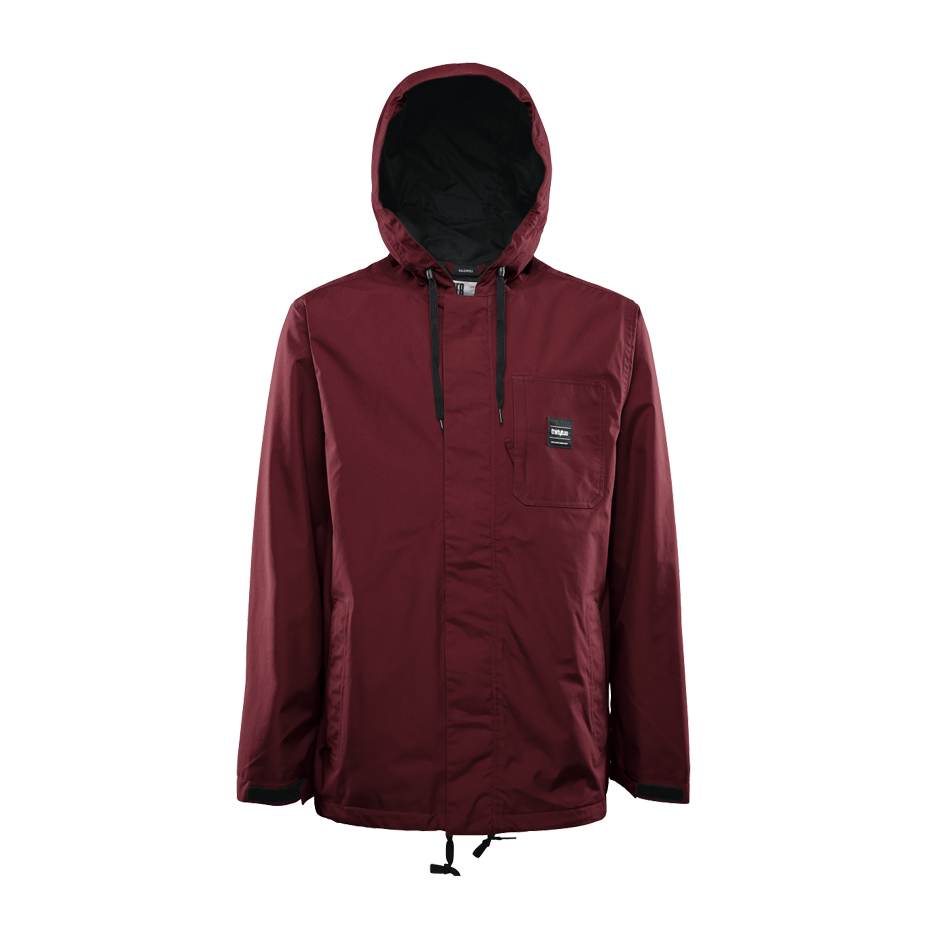 Burgundy 2025 snowboard jacket