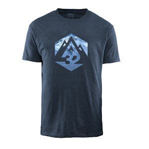 ThirtyTwo Ridelite Graphic T-Shirt - Blue/Heather