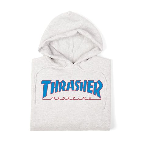 Thrasher Outlined Hoodie - Ash Grey