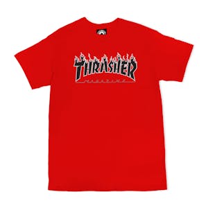 Thrasher Flame T-Shirt - Red