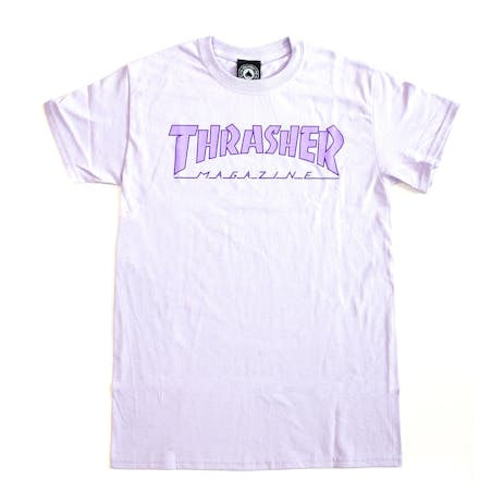 Thrasher Outlined T-Shirt - Orchid