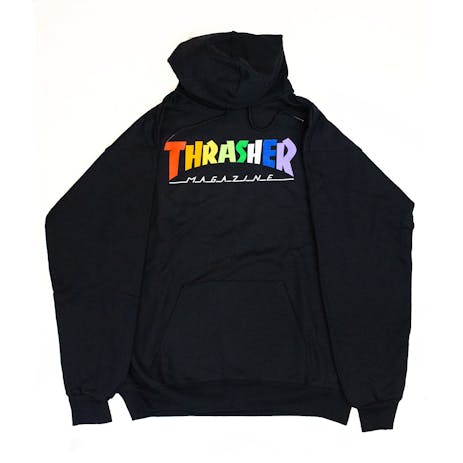 Thrasher Rainbow Mag Hoodie - Black