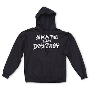 Thrasher Skate and Destroy Hoodie - Black