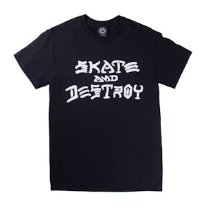 Thrasher Skate and Destroy T-Shirt - Black