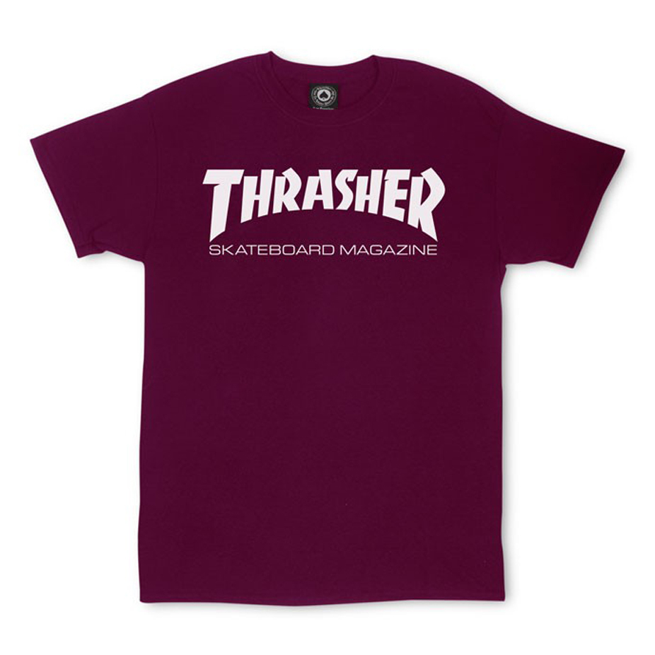 thrasher burgundy shirt