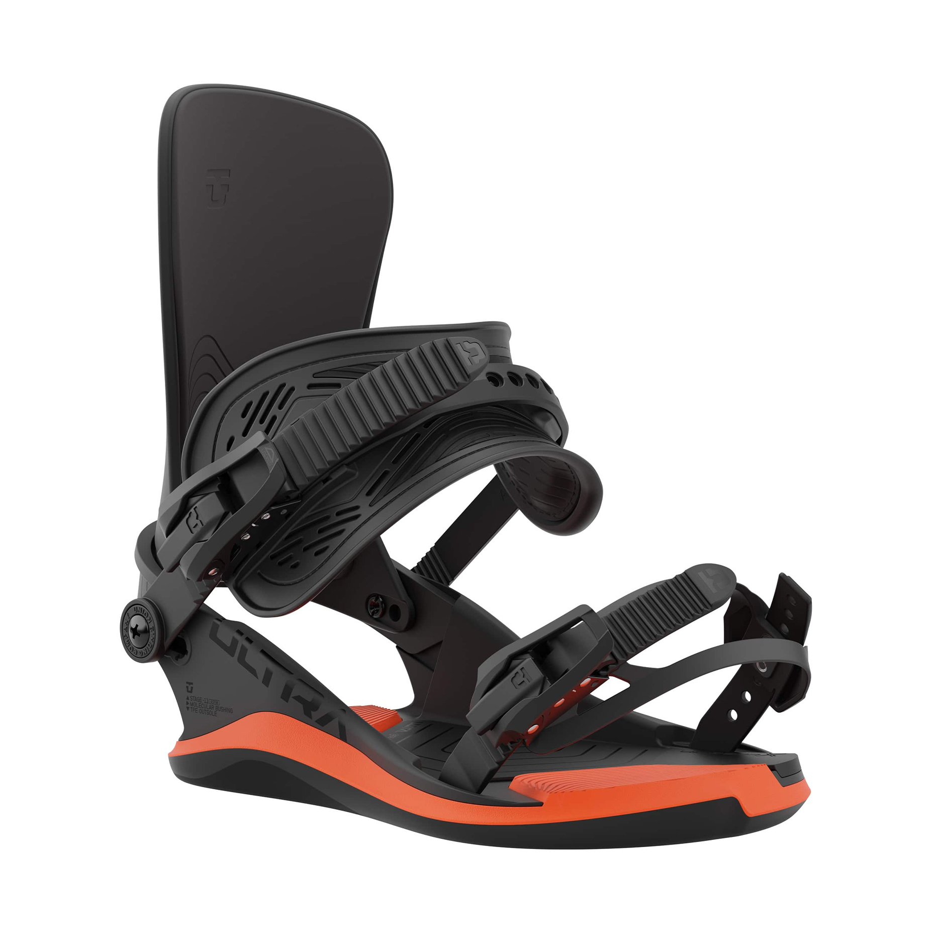 Union Ultra Snowboard Bindings 2023 Black/Orange BOARDWORLD Store