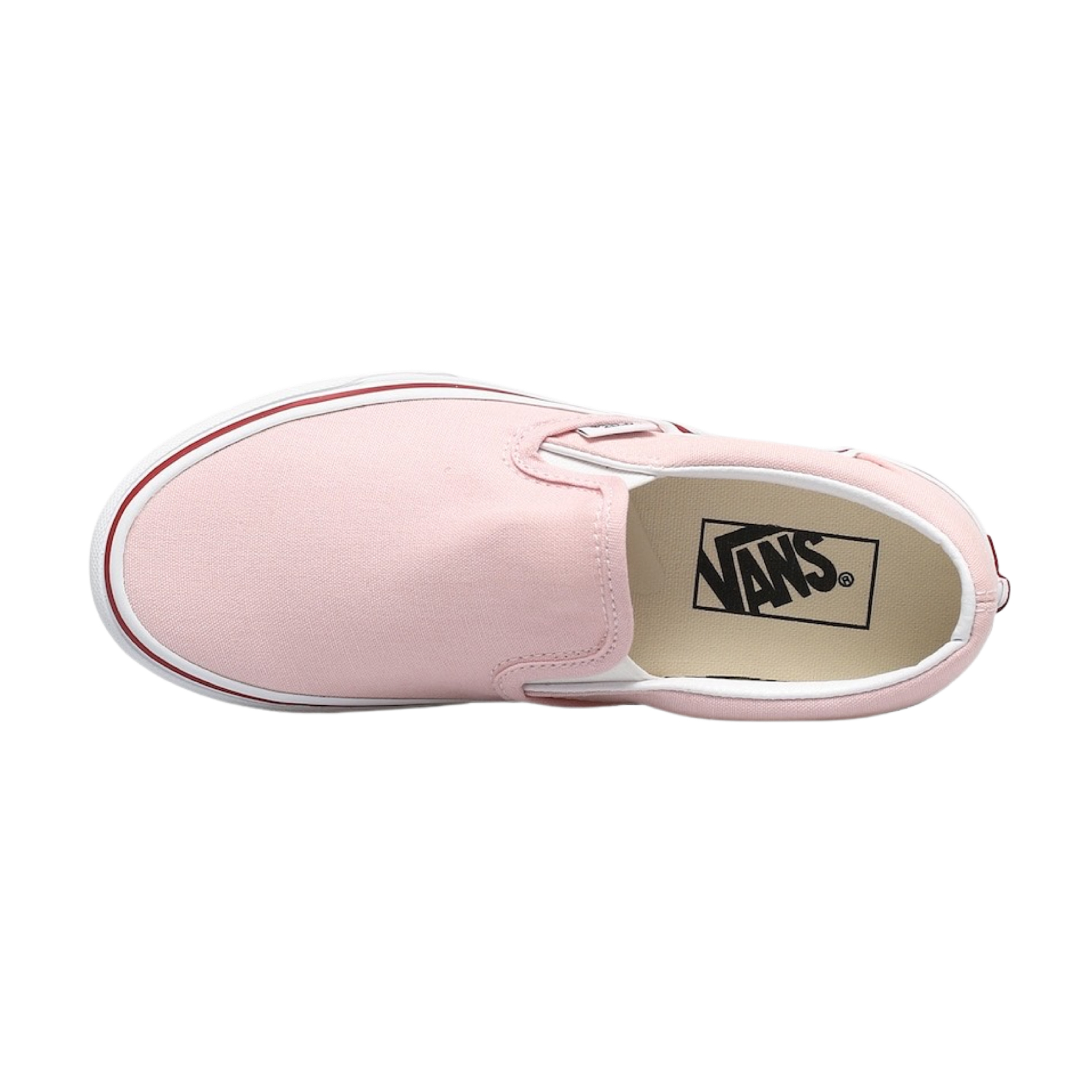 Ballerina true white clearance slip on vans