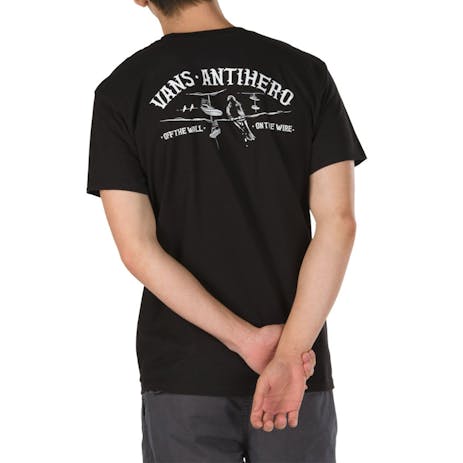 Vans x Antihero On the Wire T-Shirt - Black