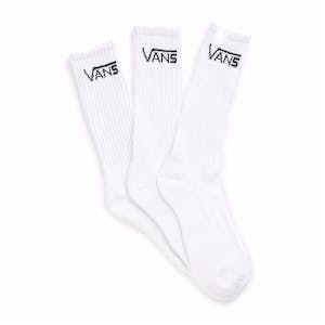 Vans Classic Crew Sock - White - 3 Pairs