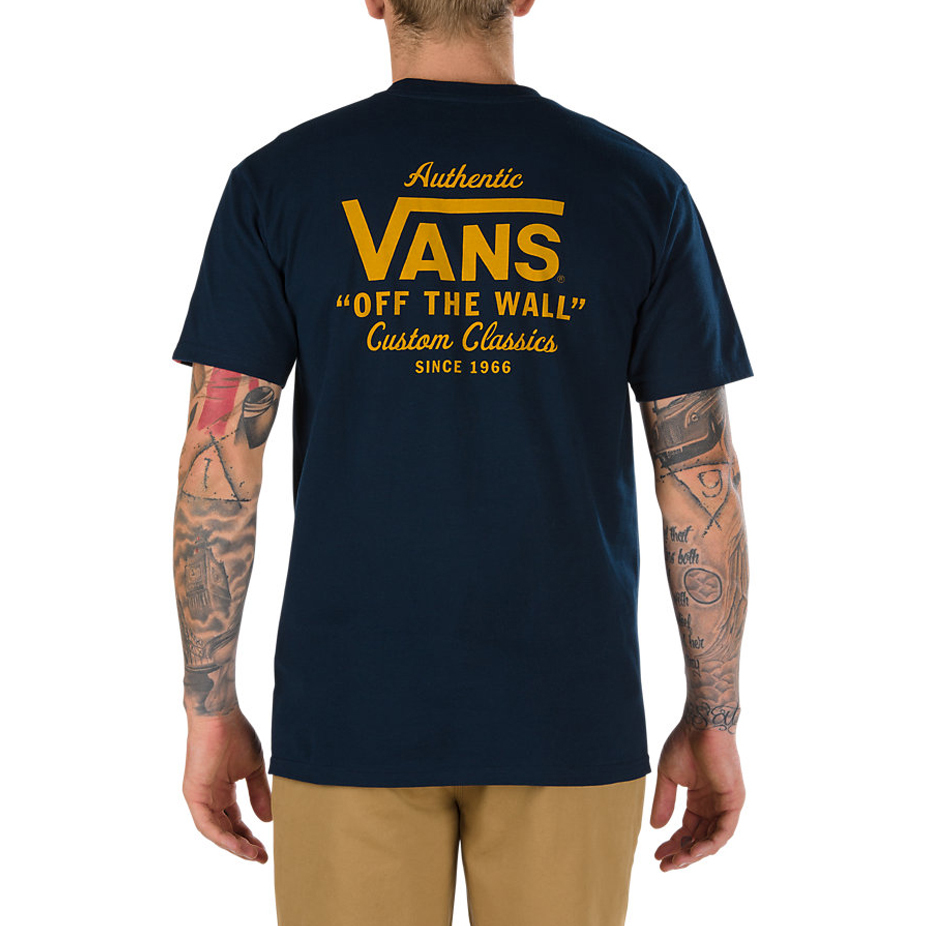 vans navy t shirt